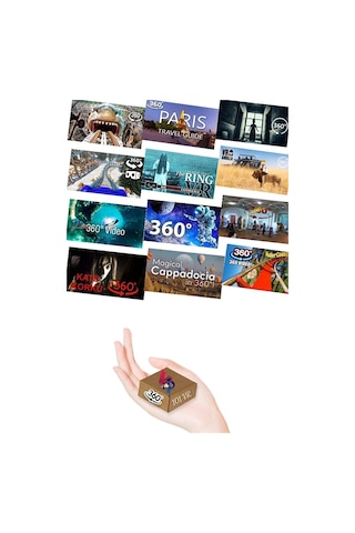 Sanal Gerçeklik Gözlüğü Set 360 Vr Eğlenceli Içerik Paketi Set
