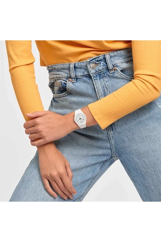 Swatch So28w107-s14 Just White Soft Kadın Kol Saati