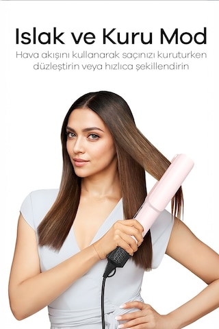 Veryfit Airstrait Yüksek Hızlı Hava Üflemeli Saç  Düzleştirici