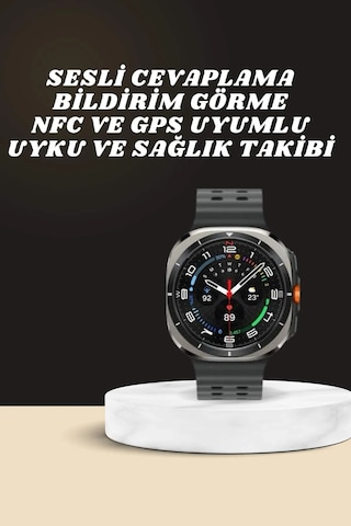 Akıllı Saat Amoled Ekran Bluetooth Bağlantılı Sağlık Takibi Gps Uyumlu Renk Seçenekleri