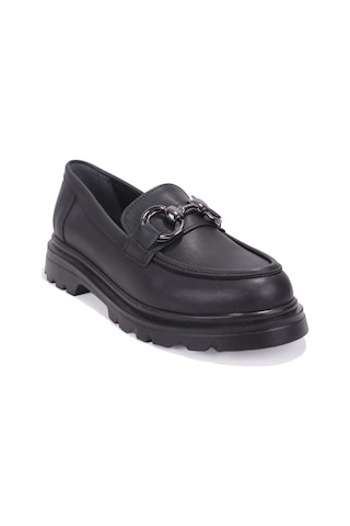 Dagoster Dza07-90830 Siyah Günlük Loafer Kadın Ayakkabı