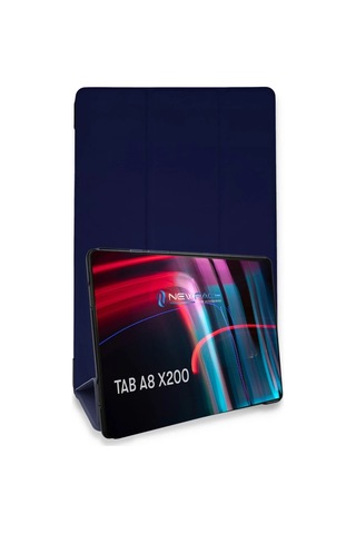 Samsung Galaxy Uyumlu X200 Tab A8 10.5 Kılıf Tablet Smart Kılıf - Lacivert Diğer