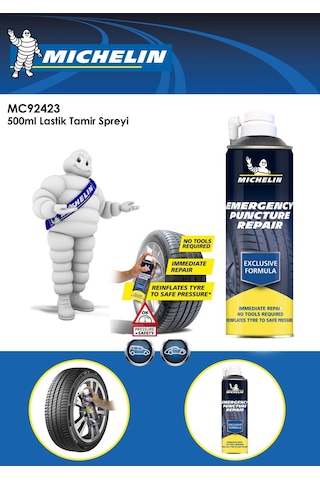Michelin Mc92423 500Ml Lastik   Tamir Spreyi