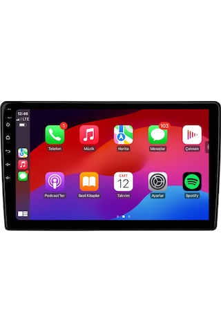 Audi A4 Araç Multimedya Android Ekran Carplay Navigasyon Cihazı Double Teyp 2+32 9" 07-16 Black Navımex
