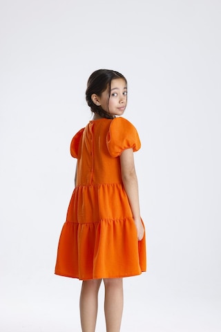 Miababy Basic Düz Elbise Oranj