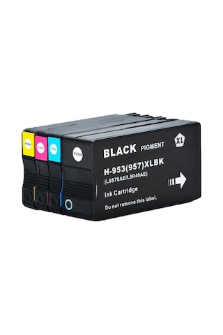 Hp 953Xl Uyumlu Kartuş 4 Renk Hp 8710. 8720. 7720. 8210 Sarı