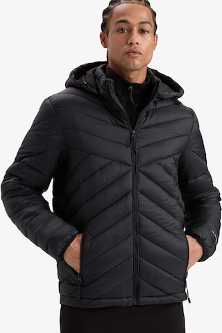 Defacto Su İtici Rüzgar Geçirmez Slim Fit Mont A3034AX23AU Siyah