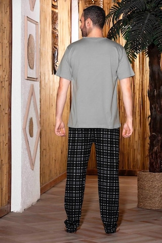 Sude Erkek Süprem Bisiklet Yaka İnce Kısa Kol Pijama Takımı A803/128 - 1 Adet 001