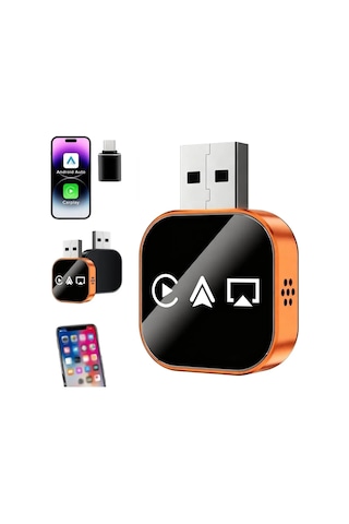 Maypal R4 4-in-1 Kablosuz Adaptör, Carplay Ve Android Auto İçin, Airplay, Mirrorlink, Tak Ve Çalıştır