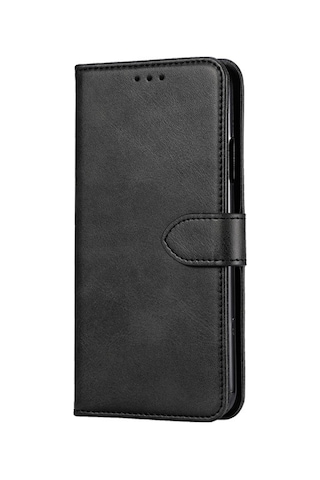 Xiaomi Redmi Note 8 Ile Uyumlu Kılıf Elite Kapaklı Cüzdanlı Col149575-siyah