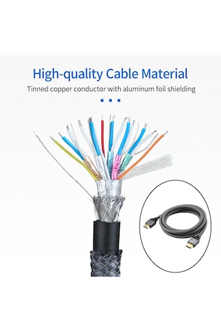 Dolıty 2.1 Kablo 8k 60hz 4k 120hz Yüksek Hızlı Video 1,2-metre