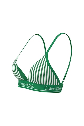 Calvin Klein Kadın Yeşil-beyaz Bikini Üstü Lv00q61208 4zf-15961