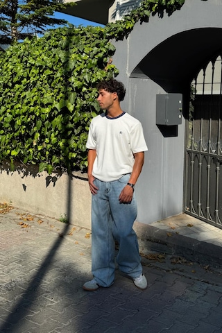 Havlu Kumaş 90 S Tişört Beyaz Beyaz