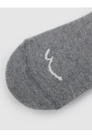 Ltb Yazese Soket Görünmez Unisex Çorap Gri