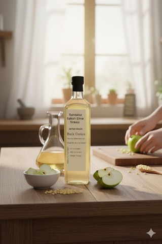 Aktar Diyarı Sandaloz Sakızlı Elma Sirkesi 500 ML