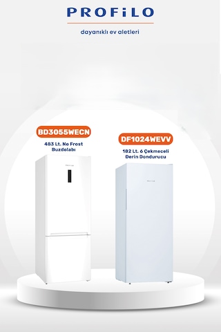 Profilo BD3055IECN - DF1033LEVV 2'li Beyaz Eşya Seti
