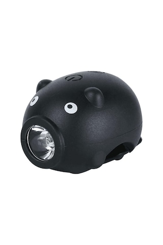 Youtek Siyah Usb Şarjlı Bisiklet Ön Lamba, 3 Işık Modu + 5 Sesli Hoparlörlü, Dağ Bisikleti Yollu Çocuk Bisikletleri İçin