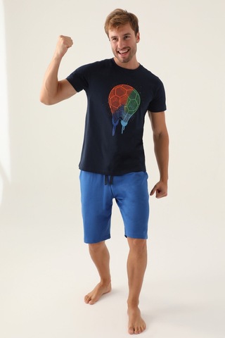 Rolypoly Football Lacivert Erkek Bermuda Takım 5274-42994 Lacivert