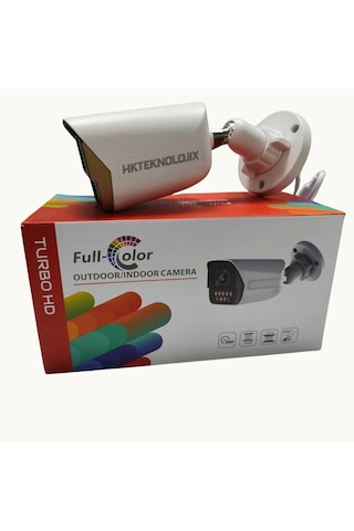 Hkteknolojix Gkt-ıp808 5 Mp Full-color 3.6mm Poe Sesli Bullet Ip Kamera Metal Kasa