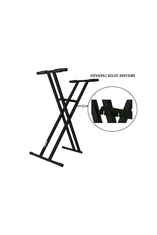 Presto Org Klavye Sehpası Standı Çift Ayak