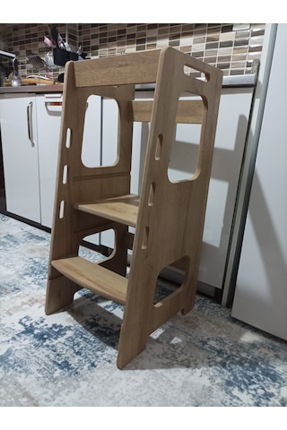 Öğrenme Kulesi - Montessori Learning Tower Ahşap