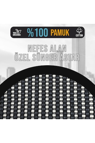 Oto Koltuk Koruyucu Kılıf Çizgili Füme Beyaz Universal 2+1 Parça Ön Arka A+ Kalite