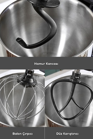 Emsan Maestrochef Stella 5 L 1500 W Hamur Yoğurma Makinesi