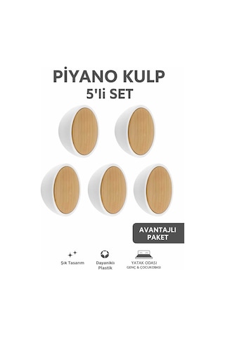 Piyano Düğme 5 Adet Mobilya Yatak Odası Mutfak Dolabı Çekmece Tv Ünitesi Ve Ofis Mobilyası Kulpu Beyaz