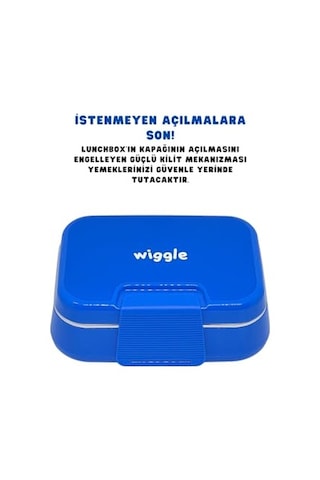 Bento 1030ml Lunchbox Tek Katlı 2 Bölmeli Paslanmaz Çelik Sefer Tası Yemek Kutusu