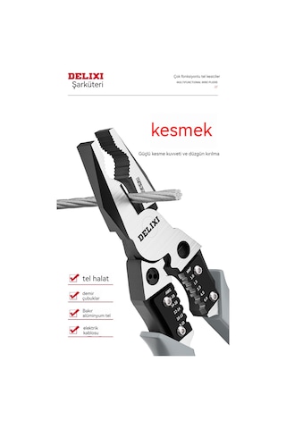 7 Dahil Olmak Üzere Anahtarlı Endüstriyel Sınıf Mengene