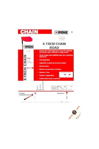 X-trem Chaın Road 750 Ml Zincir Yağı Genel Kullanım