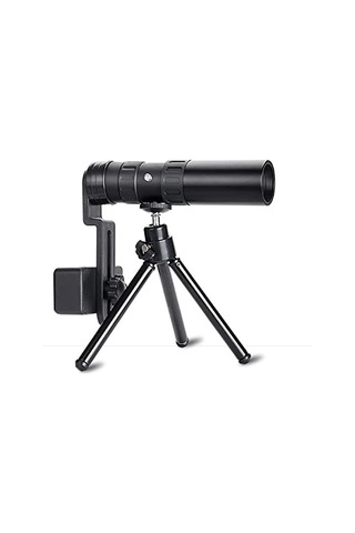 Profesyonel 10-300x40mm Güçlü Dürbünler Uzun Menzilli Monoküler Teleskop Hd 4k Kamp İçin Bak4-prizma Renk: 1 Set