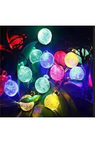 Lumenn 60 Kristal Top Ledli 10 Metre Rgb Solar Güneş Enerjili Led Işık