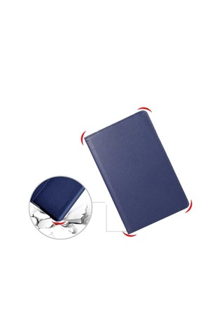 Samsung Galaxy Tab A8 10.5 X-200 Kapak A+ 360 Derece Dönebilen Kılıf + Ekran Koruyucu + Kalem Set Arka Kapak