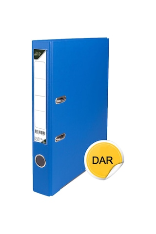 Gen-of Plastik Klasör Dar Mavi 30 'Lu