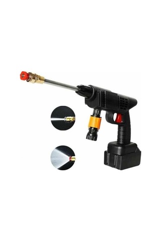 Akülü Yüksek Basınçlı Oto Yıkama Makinesi 21v Xr Li-ıon Kömürsüz Motor 1.7 Mpa 3.2 L/dk 1500mah Çift Akü Mh-hs1107-7409