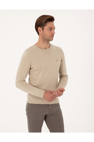 Pierre Cardin Erkek Kum Melanj Kazak /triko 50314192-vr123 Kum Melanj