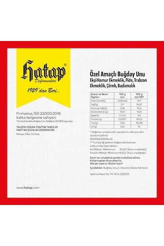 Hatap Ekmeklik Un 25 KG