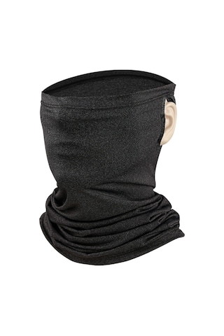 Yaleker Spor Dışarıda Kullanım Multifonksiyonlu Bisiklet Maska Yaz Güneş Koruyucu Buz Ipi Bandana Kulak Kayışlı Koyu Gri Diğer