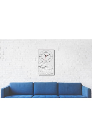 Decorıta Cam Saat | Gümüş Petek Gümüş