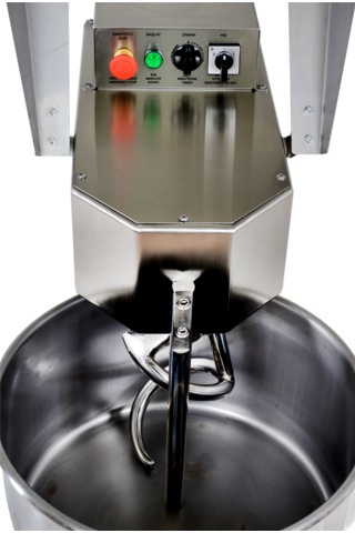 Ism 50-ve Cr, 50 Lt Kazan, Hız Kontrollü, Paslanmaz Çelik Gövde Sprial Mixer Krom