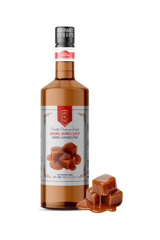 Nish Karamel Aromalı Şurup 700 Ml - Pet Şişe
