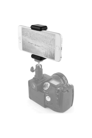 Tripod Monopod Selfie Çubuğu Ve Göğüs Askısı İçin Telefon Tutucu Aparat + J-hook Açılı Bağlantı Set