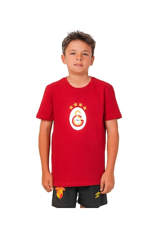 Gsstore Galatasaray 5 Yıldız Kırmızı Çocuk T-shirt Kırmızı