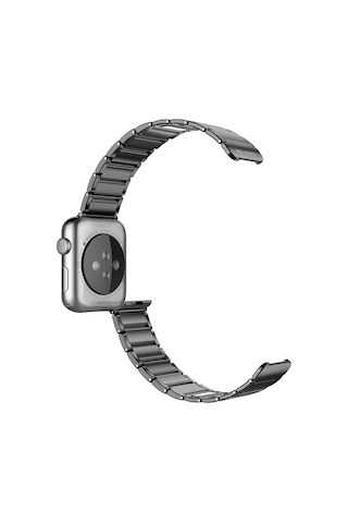 Watch 42mm Uyumlu Magnetik Metal Kordon Raptic Classic Serisi Siyah Siyah