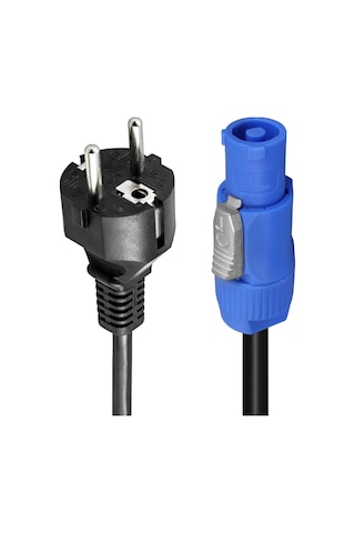Powermaster Powecon 5 Metre Specon Power Kablo 3x1 Mm Speakon Jack Girişli