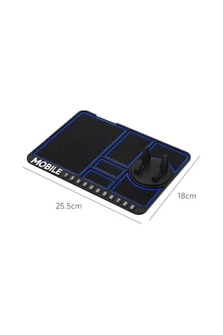Araç İçi Kaymaz Telefon Tutucu Mat Torpido Organizer Kaydırmaz Silikon Dashboard Standı