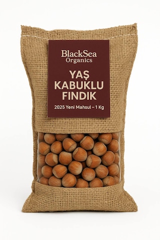 Blacksea Organics 2025 Yeni Mahsul Kabuklu Fındık 1 KG