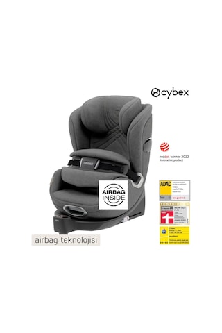 Cybex Anoris T Isize (Soho Grey) Dünyanın Ilk Airbagli Oto Koltuğu , 9-21 Kg