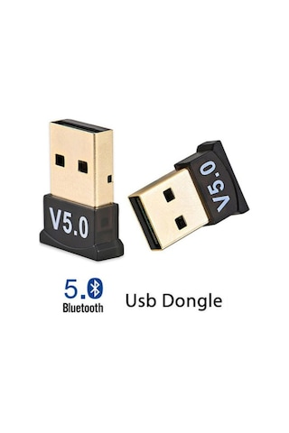 Mini V5.0 USB Bluetooth Dongle Kablosuz Adaptör Bluetooth